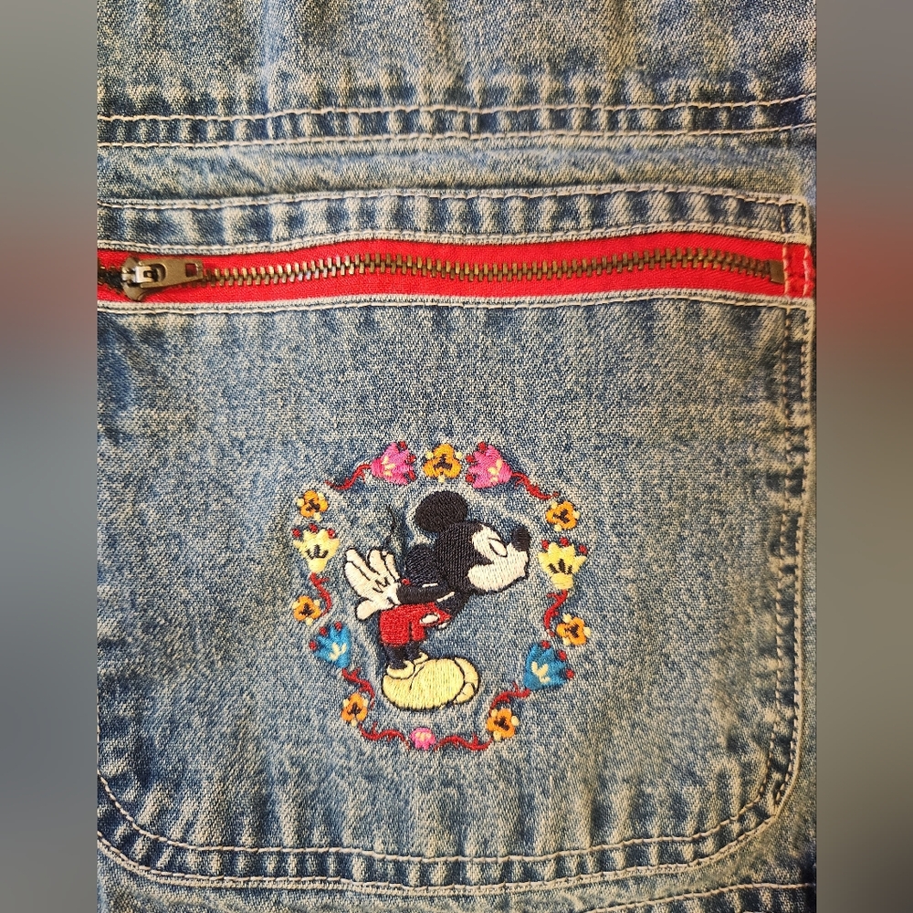 90s Disney Mickey Mouse Overalls M